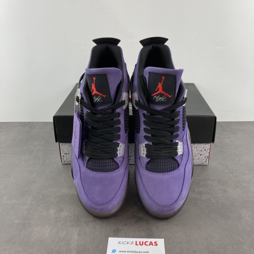Air Jordan 4 Retro Travis Scott Purple  766296 LN4