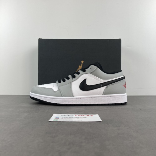 Air Jordan 1 Low Light Smoke Grey 553558-030