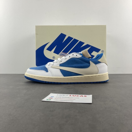 Air Jordan 1 Low Travis Scott White Blue CQ4277-212