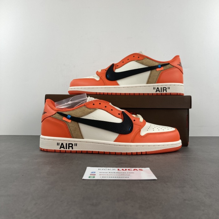 OFF-WHITE x Air Jordan 1 Low Starfish CZ0790-113