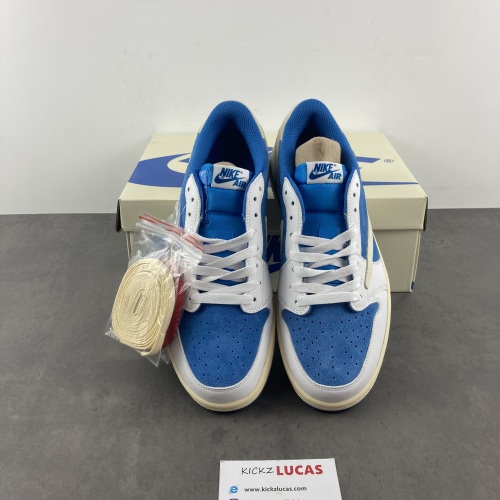 Air Jordan 1 Low Travis Scott White Blue CQ4277-212