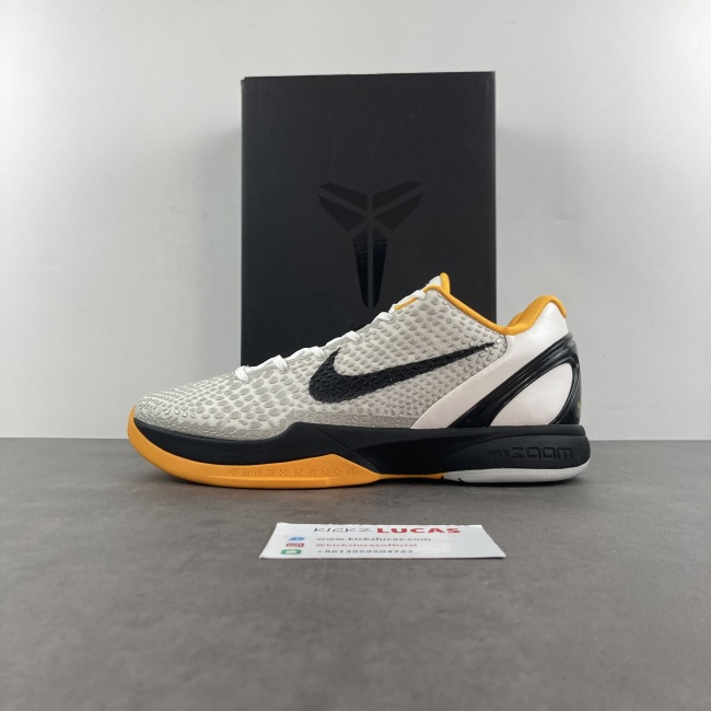 Kobe 6 Protro Playoff Pack White Del Sol  CW2190-100