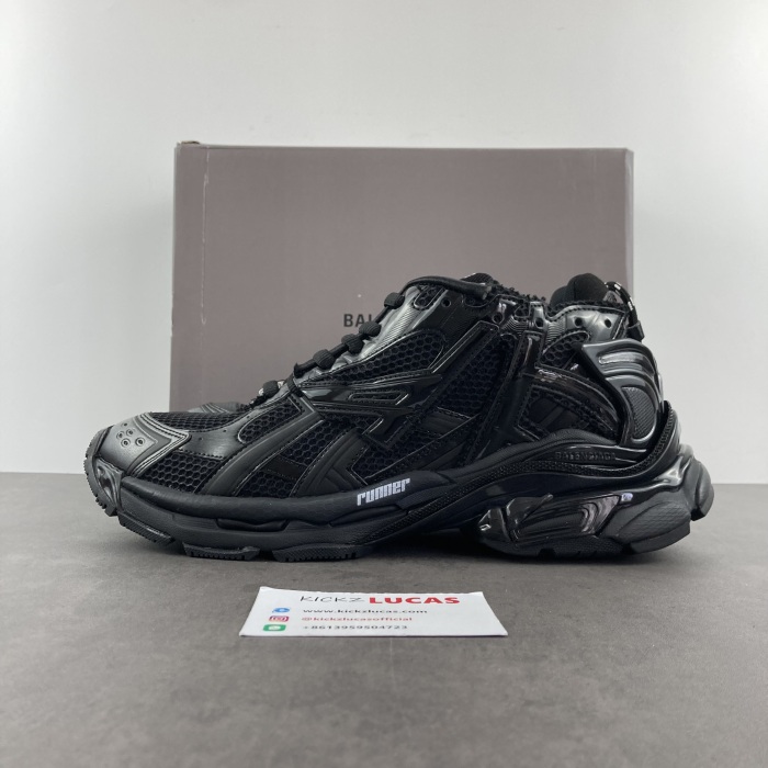 Men Women B*lenciaga Runner Black MK220927-5