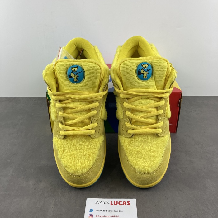 SB Dunk Low Grateful Dead Bears Opti Yellow  CJ5378-700