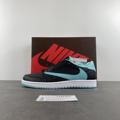 Air Jordan 1 Low Travis Scott Black Blue