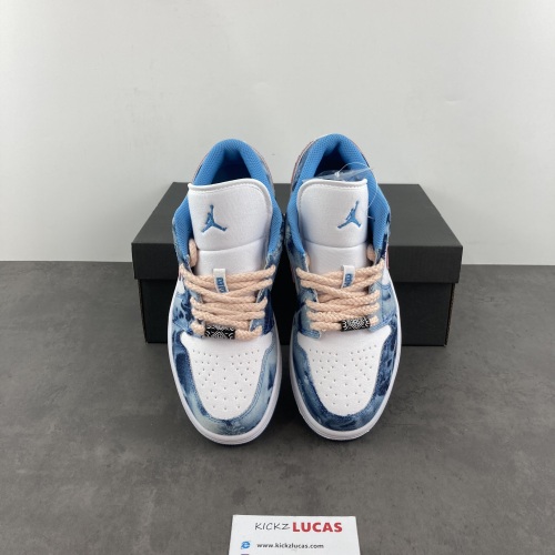 Air Jordan 1 Low Washed Denim Pink DM8947-100