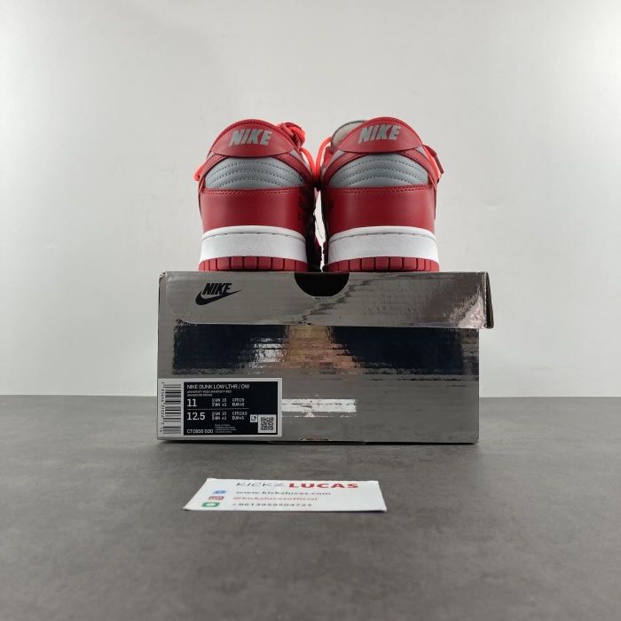 Dunk Low Off-White University Red  CT0856-600