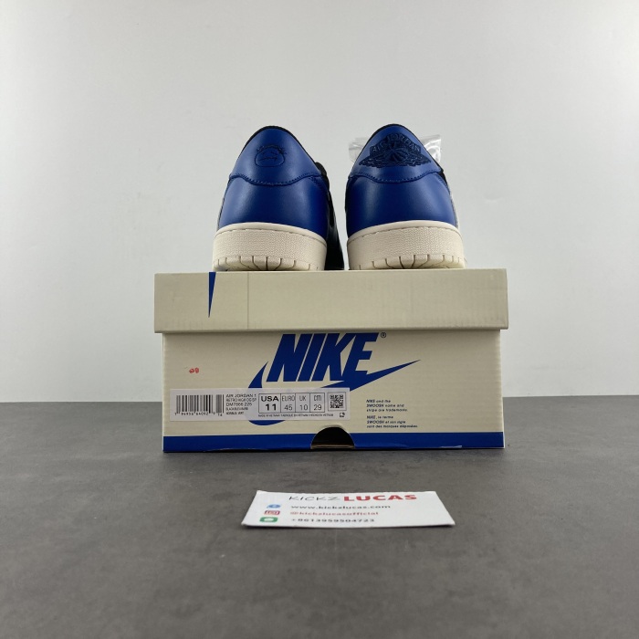 Air Jordan 1 Low Travis Scott Blue KRAZ Custom Make
