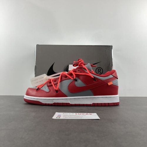 Dunk Low Off-White University Red  CT0856-600
