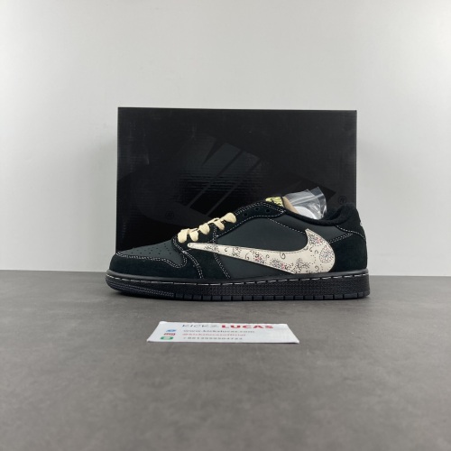 Air Jordan 1 Retro Low OG SP Travis Scott Paisley Black DMM7866-898