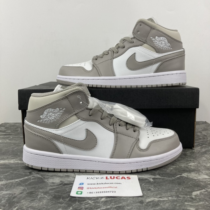 Air Jordan 1 Mid Linen 554724-082