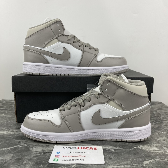 Air Jordan 1 Mid Linen 554724-082