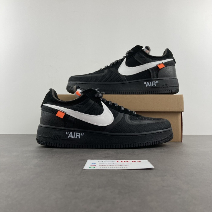 Air Force 1 Low Off-White Black White  AO4606-001