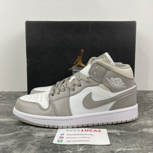 Air Jordan 1 Mid Linen 554724-082