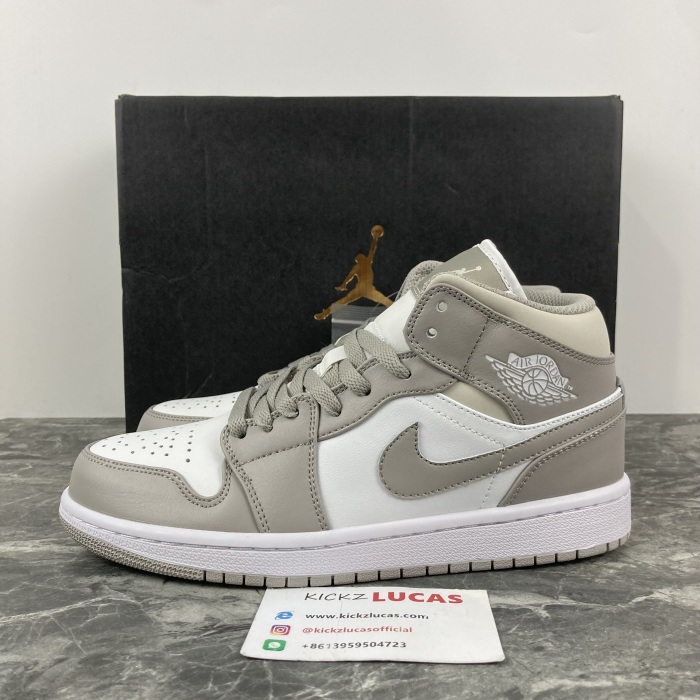 Air Jordan 1 Mid Linen 554724-082