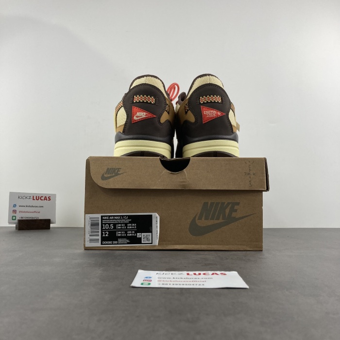 Air Max 1 Travis Scott Cactus Jack Baroque Brown  DO9392-200