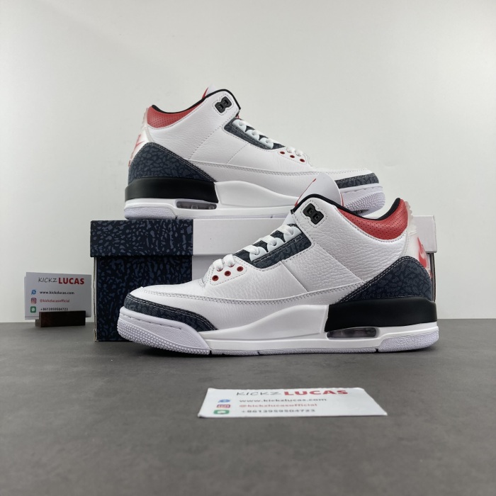Air Jordan 3 Retro SE Fire Red Denim  CZ6431-100