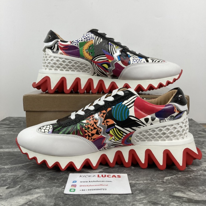 Men Women C*hristian L*ouboutin Top Sneakers