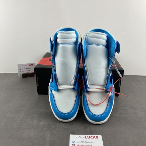 Air Jordan 1 Retro High Off-White University Blue  AQ0818-148