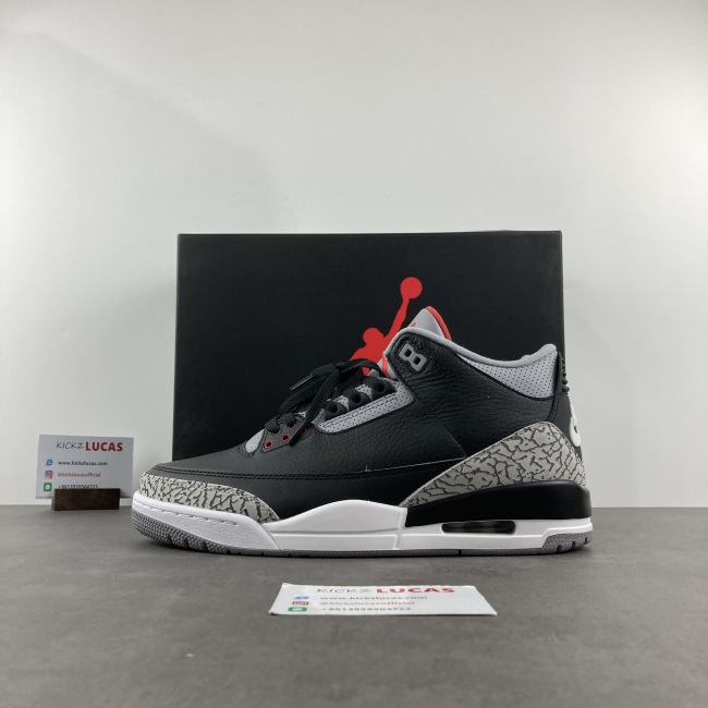 Air Jordan 3 Retro Black Cement  854262-001