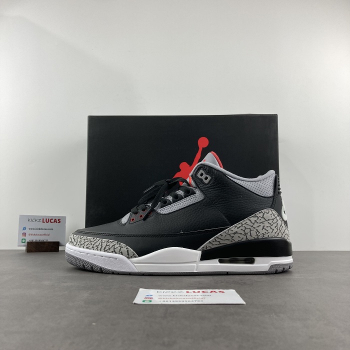 Air Jordan 3 Retro Black Cement  854262-001