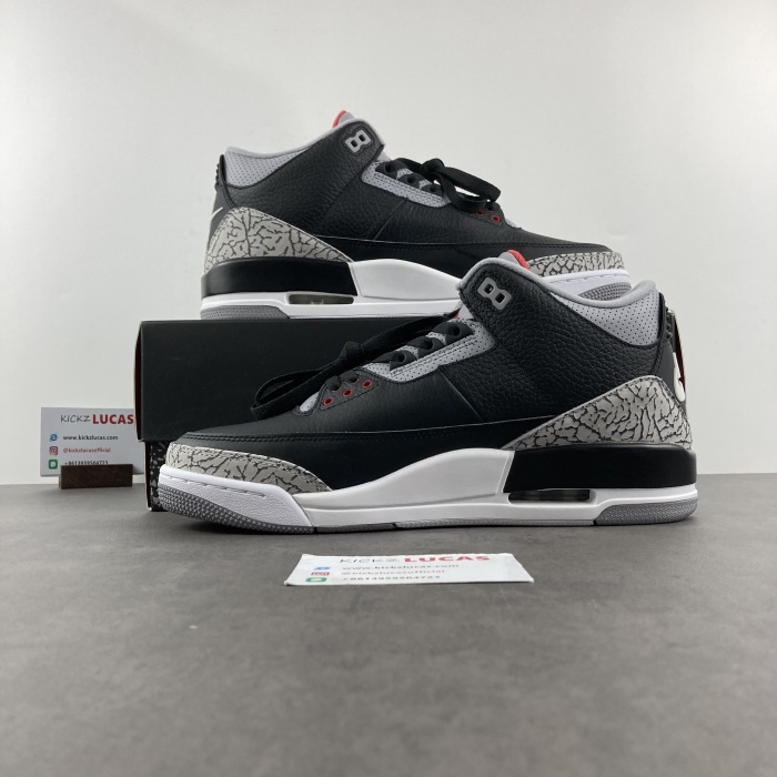 Air Jordan 3 Retro Black Cement  854262-001