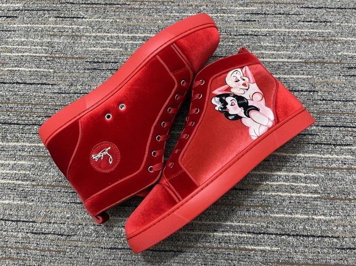 Men and Women C*hristian L*ouboutin Top Sneakers CL 20230818-1