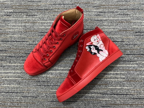 Men and Women C*hristian L*ouboutin Top Sneakers CL 20230818-1