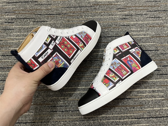 Men and Women C*hristian L*ouboutin Top Sneakers CL 20230818-44