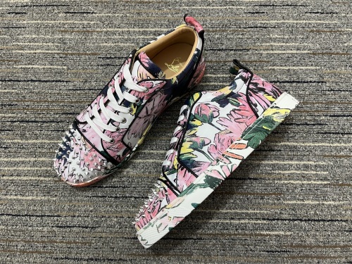 Men and Women C*hristian L*ouboutin Top Sneakers CL 20230818-16