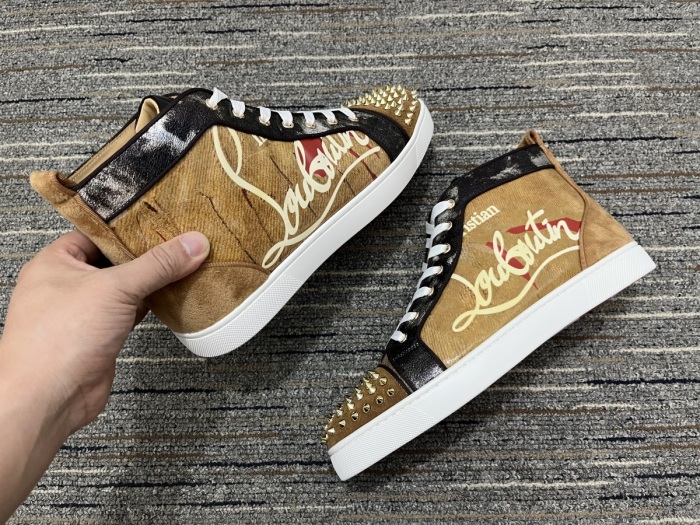 Men and Women C*hristian L*ouboutin Top Sneakers CL 20230818-81