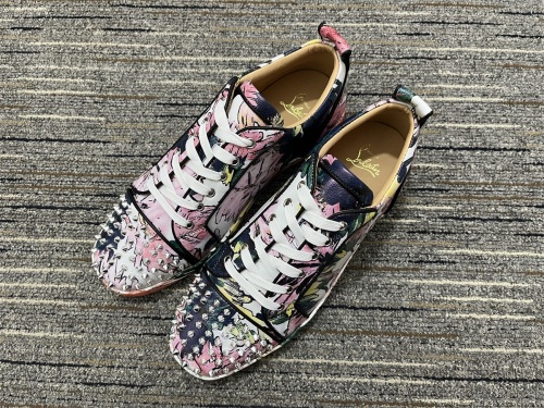 Men and Women C*hristian L*ouboutin Top Sneakers CL 20230818-16