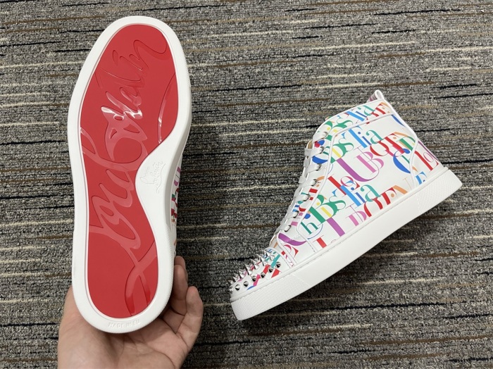 Men and Women C*hristian L*ouboutin Top Sneakers CL 20230818-2