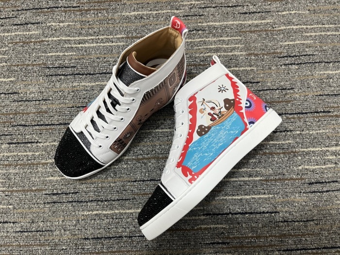 Men and Women C*hristian L*ouboutin Top Sneakers CL 20230819-16
