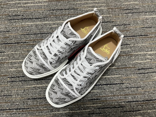 Men and Women C*hristian L*ouboutin Top Sneakers CL 20230819-12