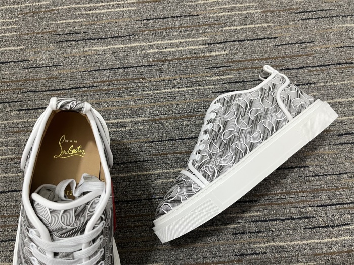 Men and Women C*hristian L*ouboutin Top Sneakers CL 20230819-12