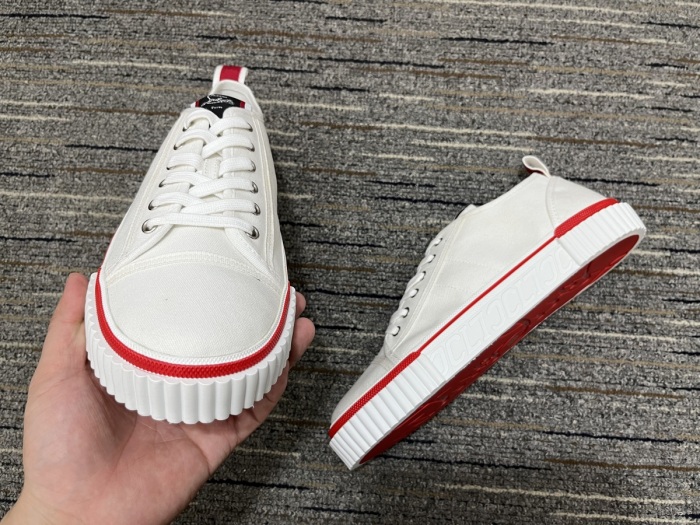 Men and Women C*hristian L*ouboutin Top Sneakers CL 20230819-48