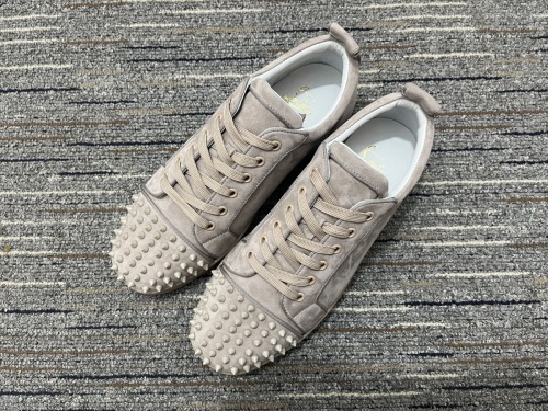 Men and Women C*hristian L*ouboutin Top Sneakers CL 20230819-18