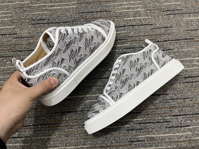 Men and Women C*hristian L*ouboutin Top Sneakers CL 20230819-12