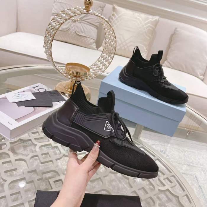 Men and Women P*rada Top Sneakers Low CL 20230825-17