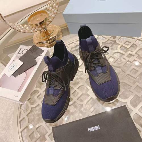 Men and Women P*rada Top Sneakers Low CL 20230825-18