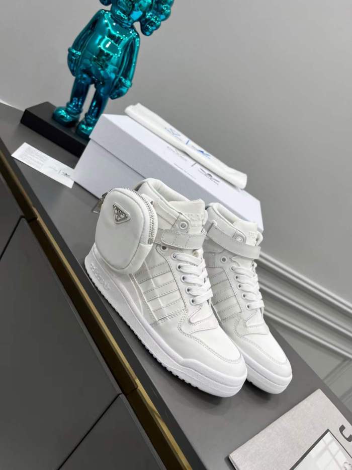 Men and Women P*rada Top Sneakers High CL 20230825-2