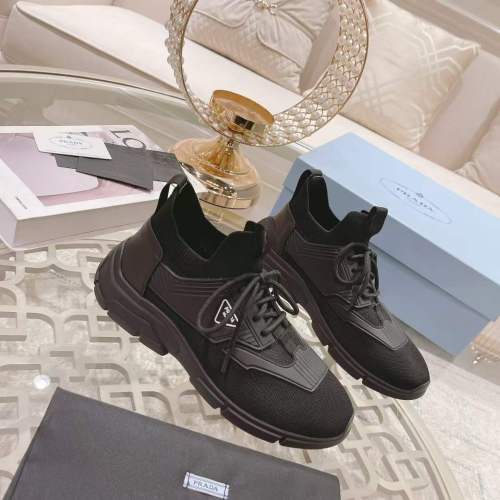 Men and Women P*rada Top Sneakers Low CL 20230825-17