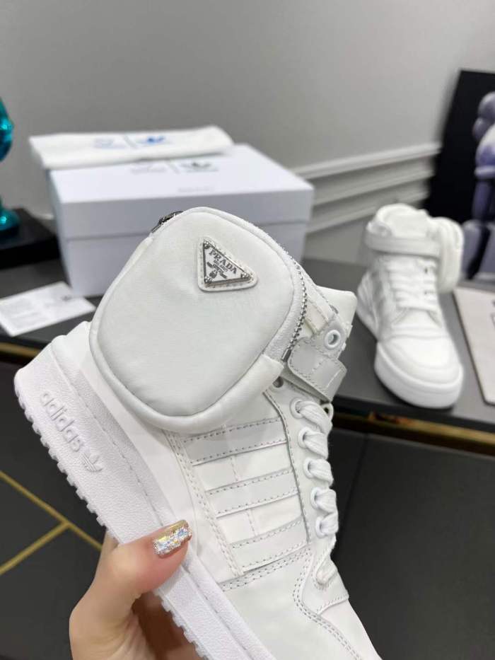 Men and Women P*rada Top Sneakers High CL 20230825-2