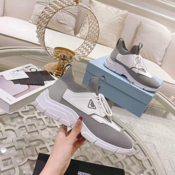Men and Women P*rada Top Sneakers Low CL 20230825-16