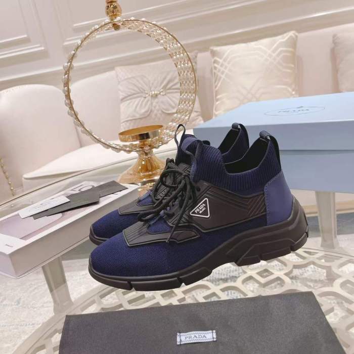 Men and Women P*rada Top Sneakers Low CL 20230825-18