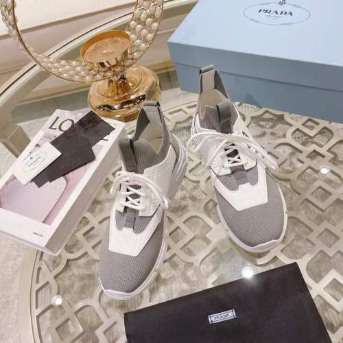 Men and Women P*rada Top Sneakers Low CL 20230825-16