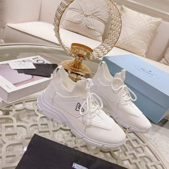 Men and Women P*rada Top Sneakers Low CL 20230825-19