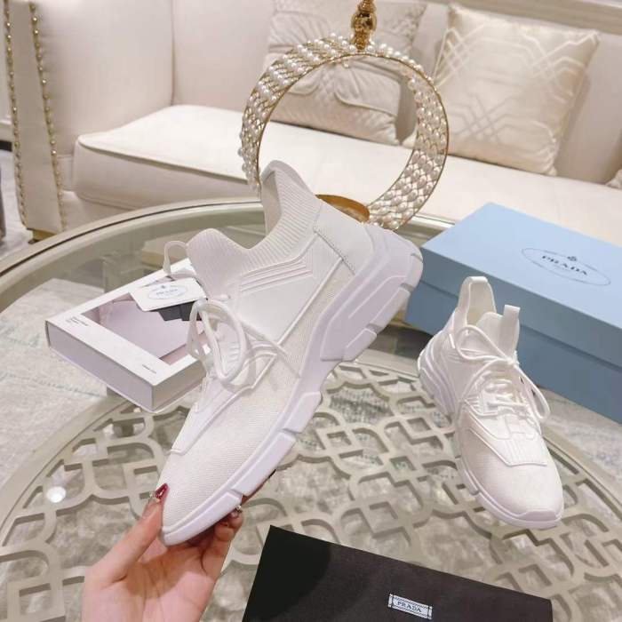 Men and Women P*rada Top Sneakers Low CL 20230825-19