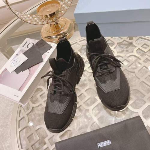 Men and Women P*rada Top Sneakers Low CL 20230825-17